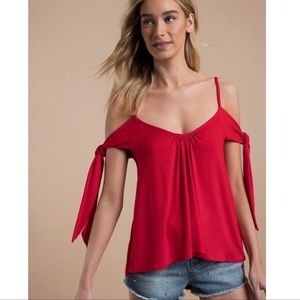 FP Believe Me Cold Shoulder Tee